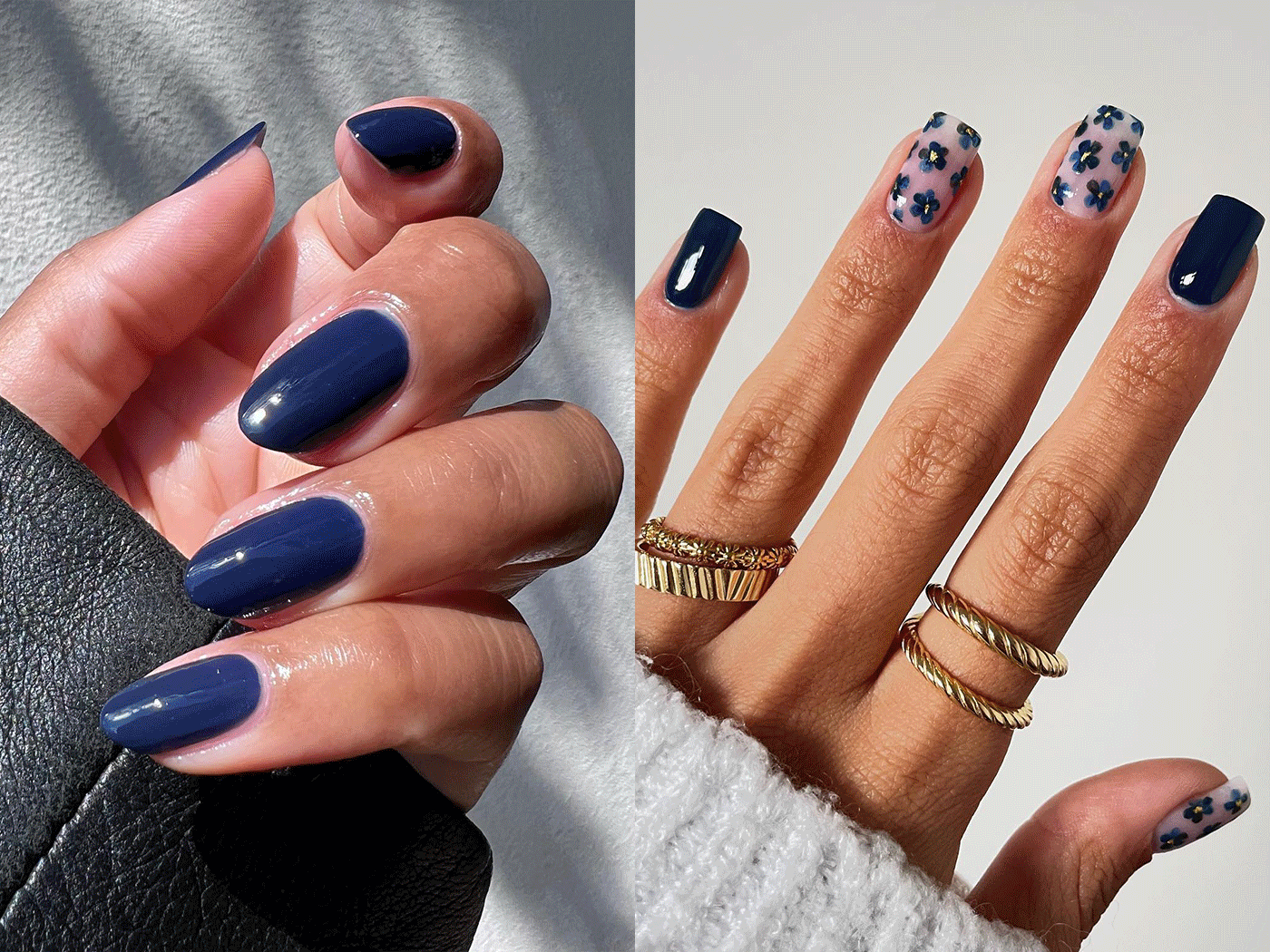 Navy Blue: Είναι το νέο μαύρο στο μανικιούρ και η ωραιότερη πρόταση για τον Σεπτέμβριο