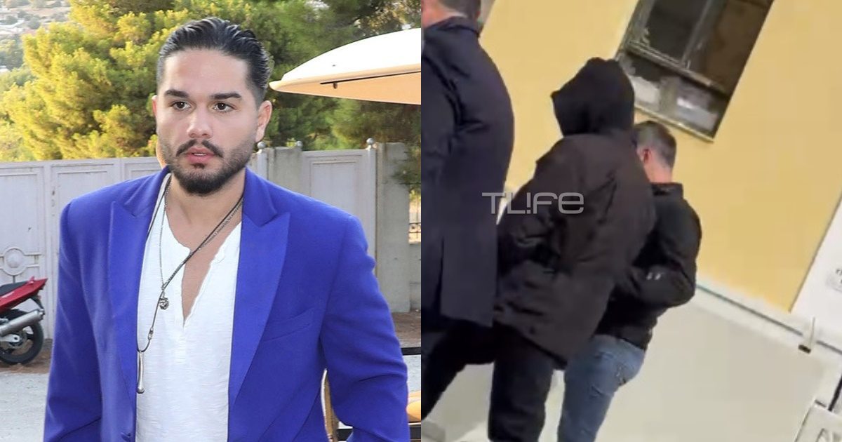 Χρήστος Μάστορας: Με κουκούλα και μαύρη μάσκα στα δικαστήρια μετά τη σύλληψη