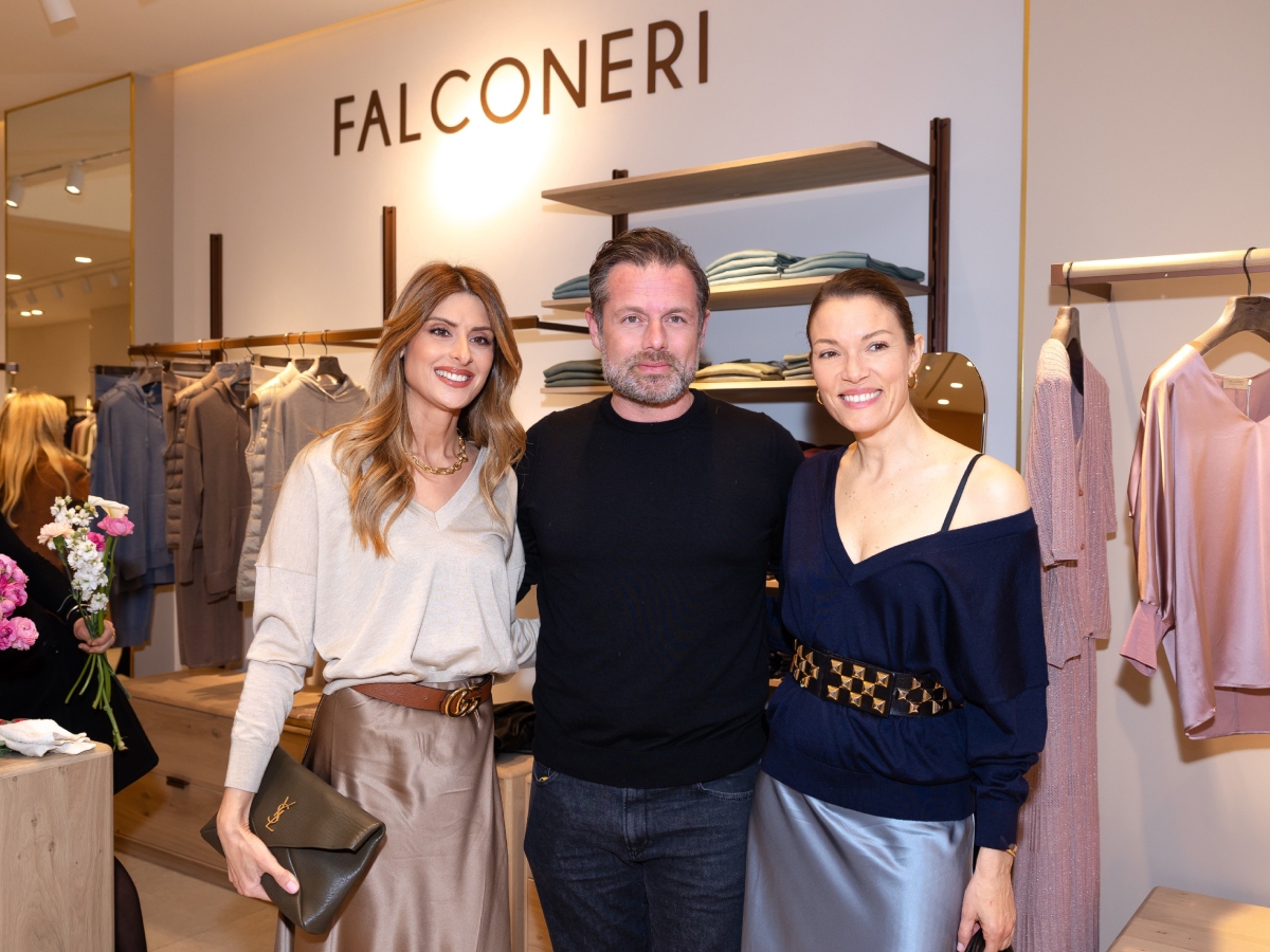 Η Falconeri γιόρτασε τα εγκαίνια του νέου της καταστήματος στη Γλυφάδα  με μια βραδιά απαράμιλλης κομψότητας