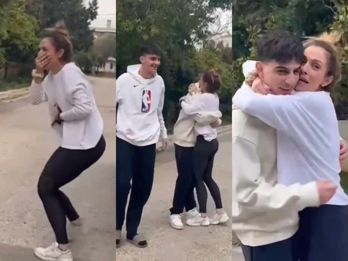 Ντορέττα Παπαδημητρίου: Ξέσπασε σε κλάματα με την έκπληξη που της έκανε ο γιος της για το Πάσχα – Δες το βίντεο