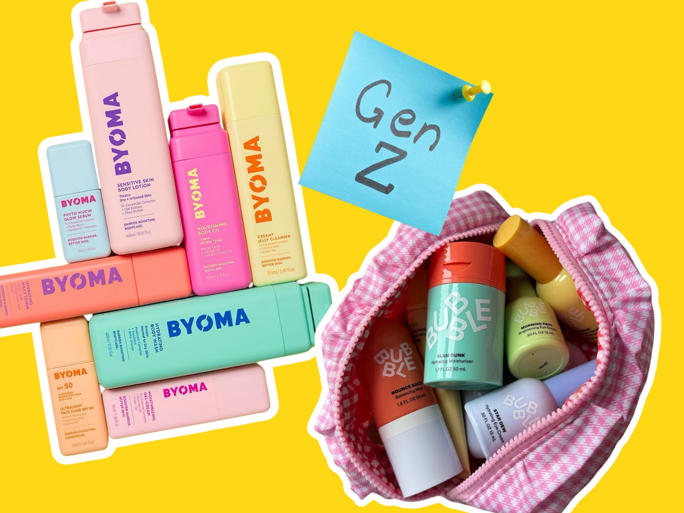 Τα αγαπημένα beauty brands της Gen Z έχουν τις πιο χαρούμενες, πολύχρωμες συσκευασίες