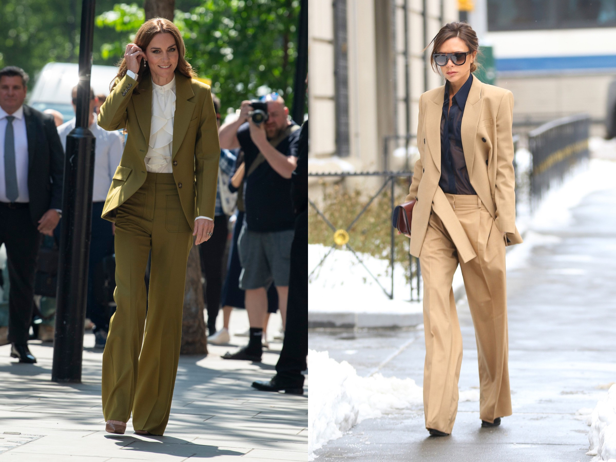 Kate Middleton: Τι μήνυμα στέλνει στην Victoria Beckham με αυτό το χακί κουστούμι;