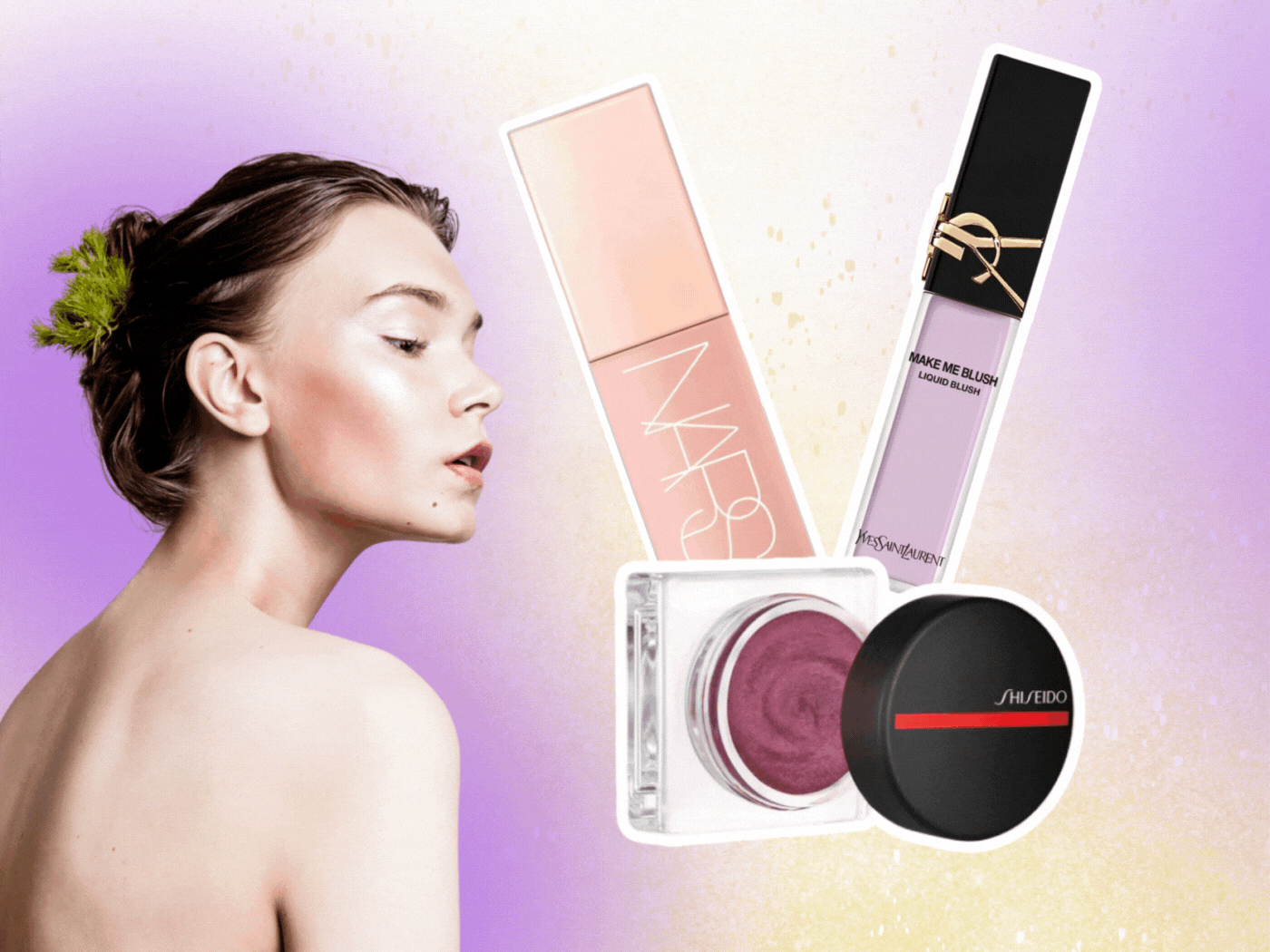 Μωβ ρουζ: Το makeup trend του 2025 που «σπάει» ρεκόρ αναζητήσεων