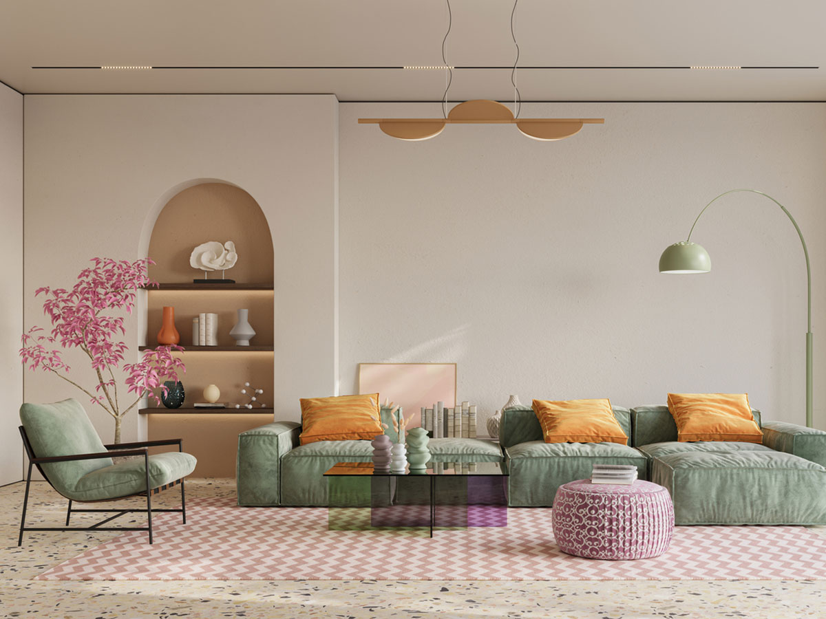 Pastel Eclectic: Η τάση που θα χαρίσει χρώμα, χαρά και προσωπικότητα στο σπίτι σου