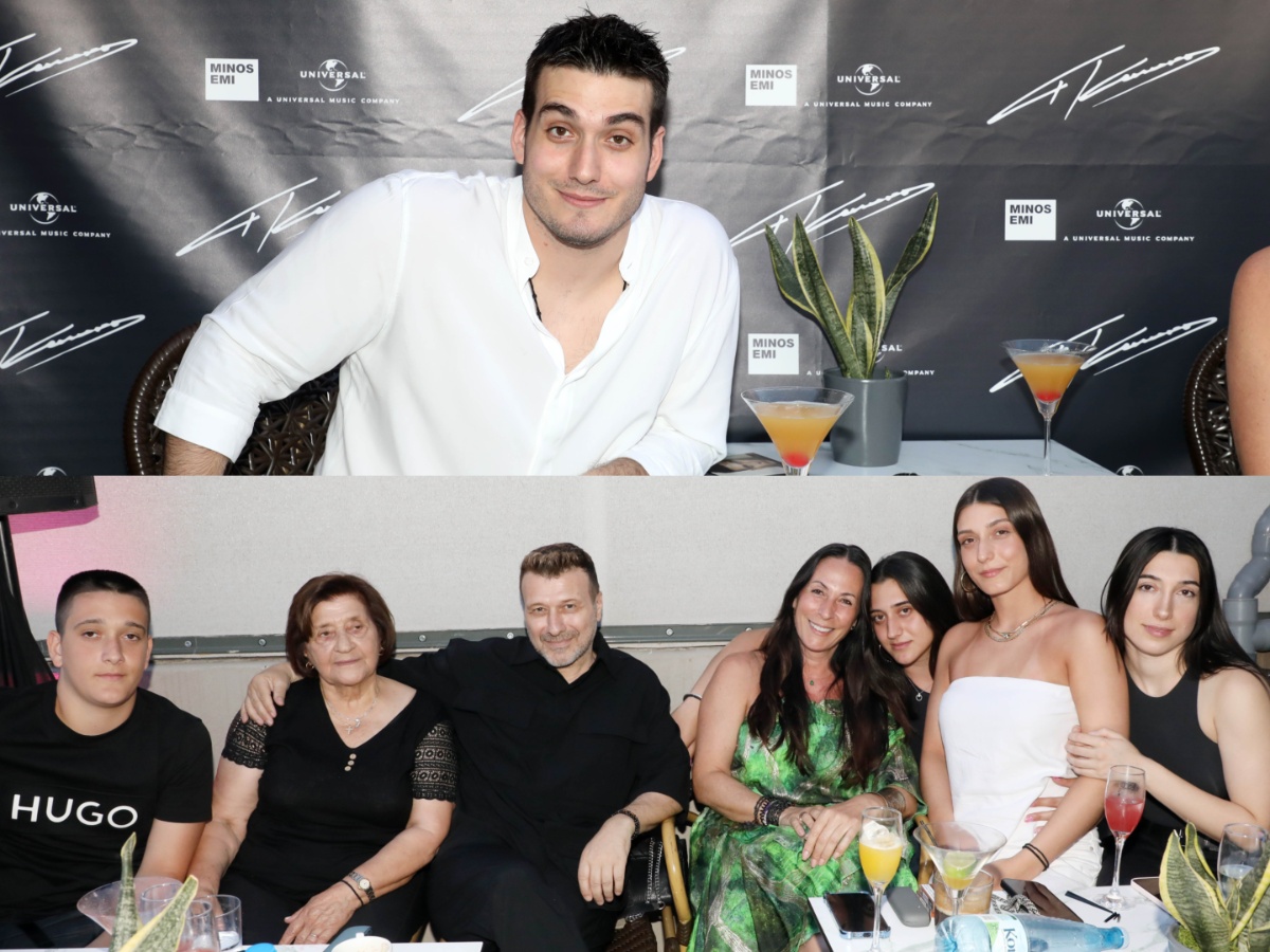 Γιώργος Κακοσαίος στο TLIFE: «Παίρνω έμπνευση από τις καταστάσεις που περνάω» – Σύσσωμη η οικογένειά του στην παρουσίαση του άλμπουμ του