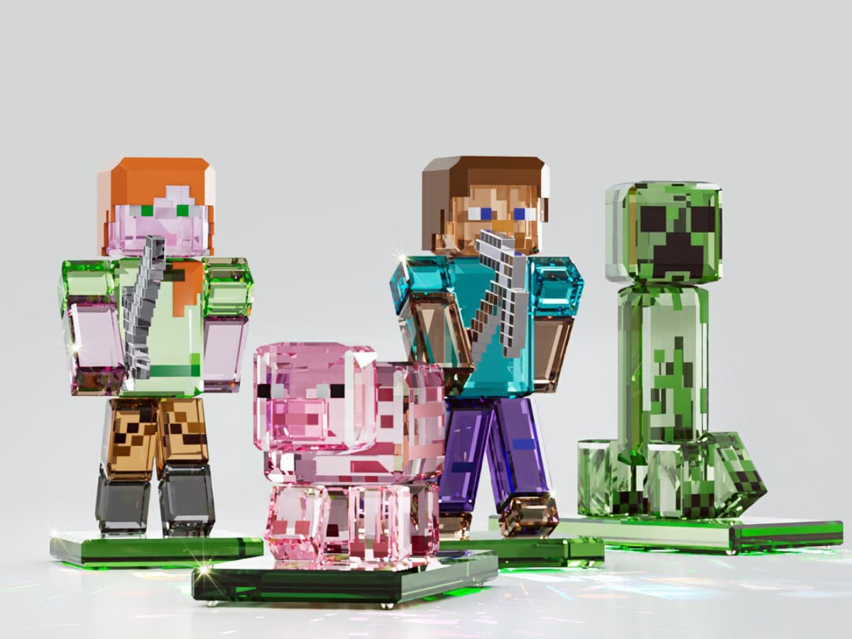 Οι χαρακτήρες του Minecraft λάμπουν με κρύσταλλα Swarovski