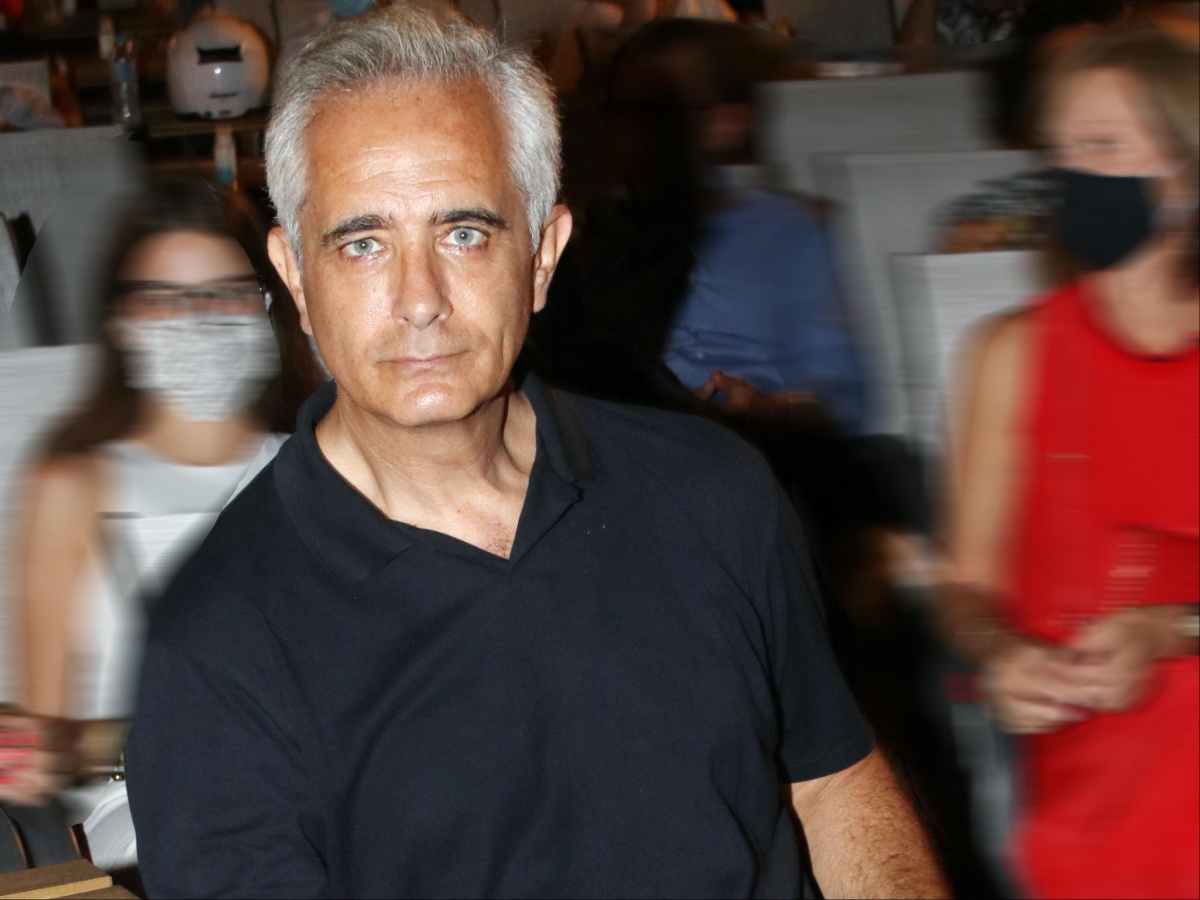 Σωκράτης Αλαφούζος: Στην Επίδαυρο με την σύντροφό του, Λάουρα και την κόρη του, Μαρίλια