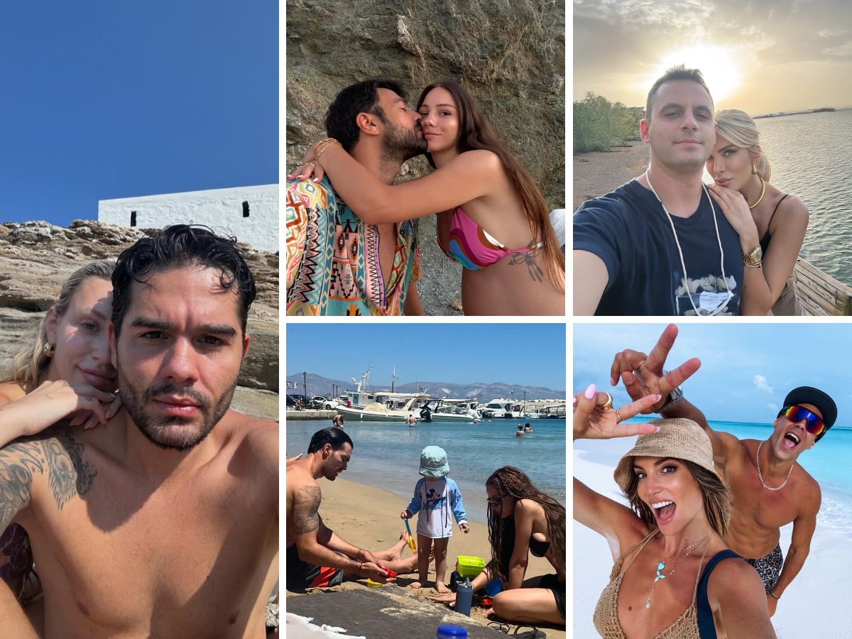 Τα ερωτευμένα ζευγάρια σε τρυφερές στιγμές των διακοπών τους: Οι αγκαλιές και οι οικογενειακές φωτογραφίες