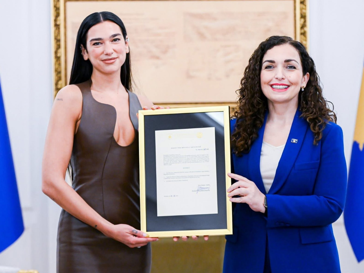 Dua Lipa: Η pop star έλαβε την κοσοβάρικη υπηκοότητα – Η γεμάτη «ευγνωμοσύνη» ανάρτησή της