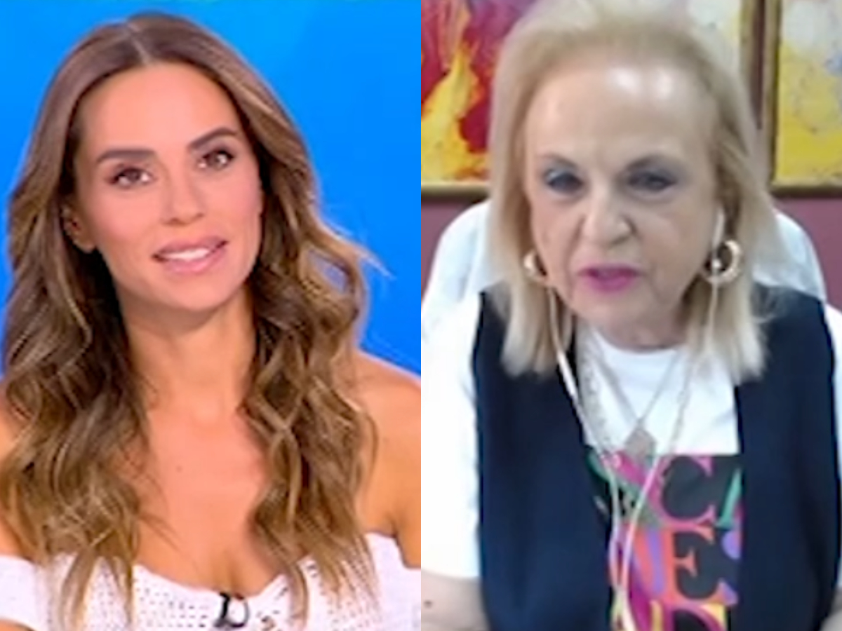 Ματίνα Παγώνη σε Μαρία Αντωνά on air: «Όλοι λένε πόσο ερωτευμένοι είστε με τον Λιάγκα»
