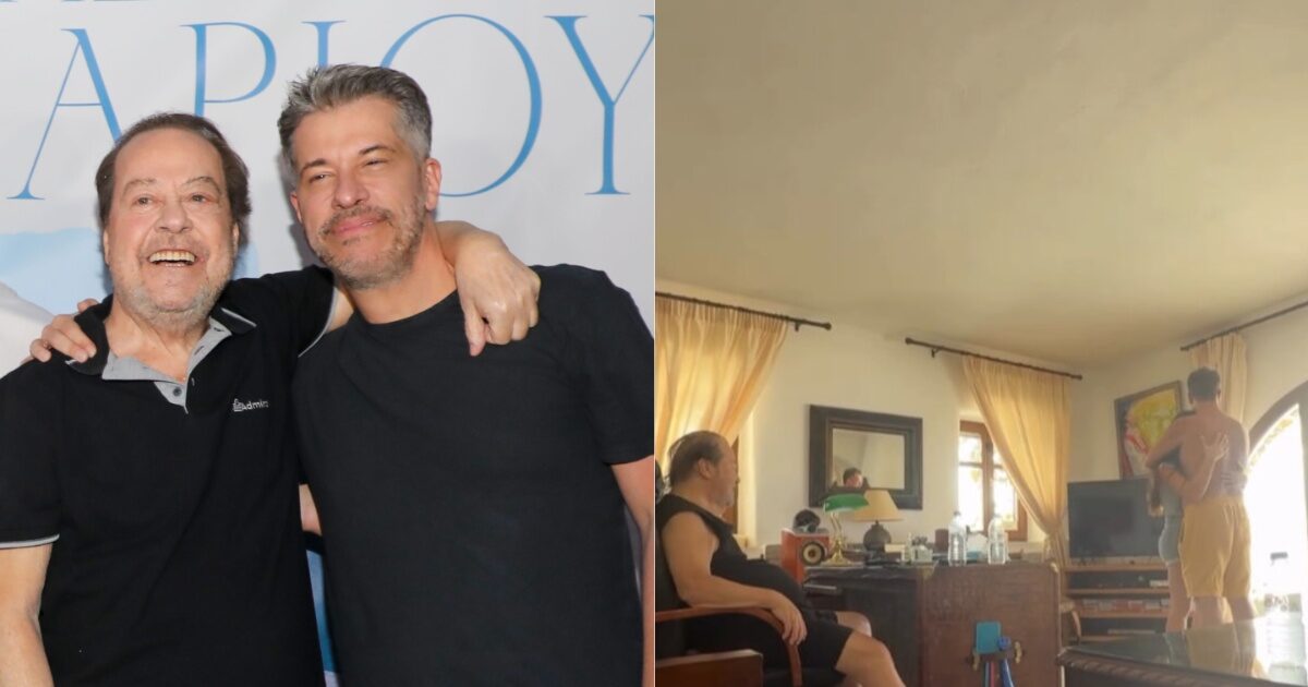 Γιάννης Πάριος: Το συγκινητικό βίντεο από το σπίτι του με την εγγονή του και τον Χάρη Βαρθακούρη