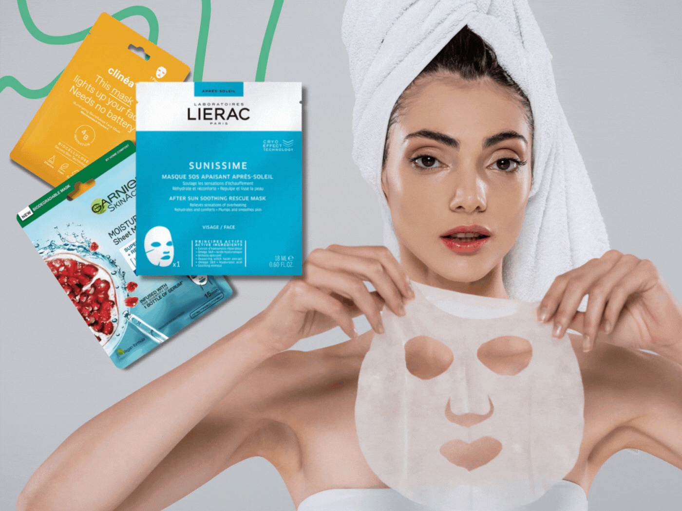 Skin reset με δροσιστικές sheet masks πλούσιες σε ενυδατικά και αντιοξειδωτικά συστατικά