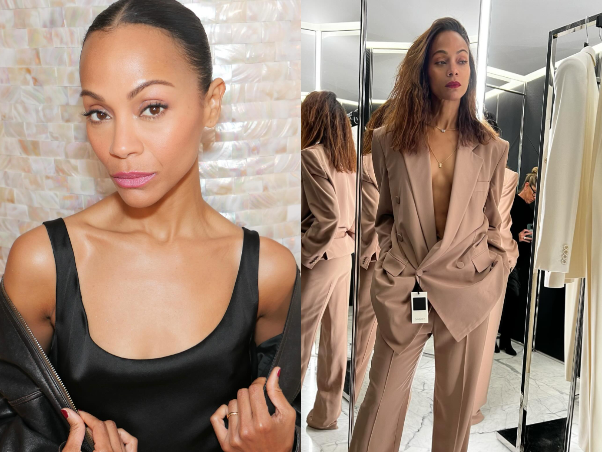 Η Zoe Saldana με την οικογένειά της στη Μύκονο
