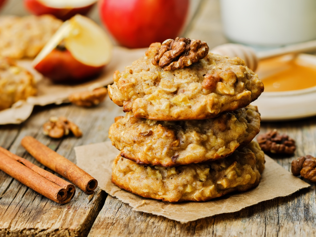 Συνταγή για τραγανά cookies με μήλα