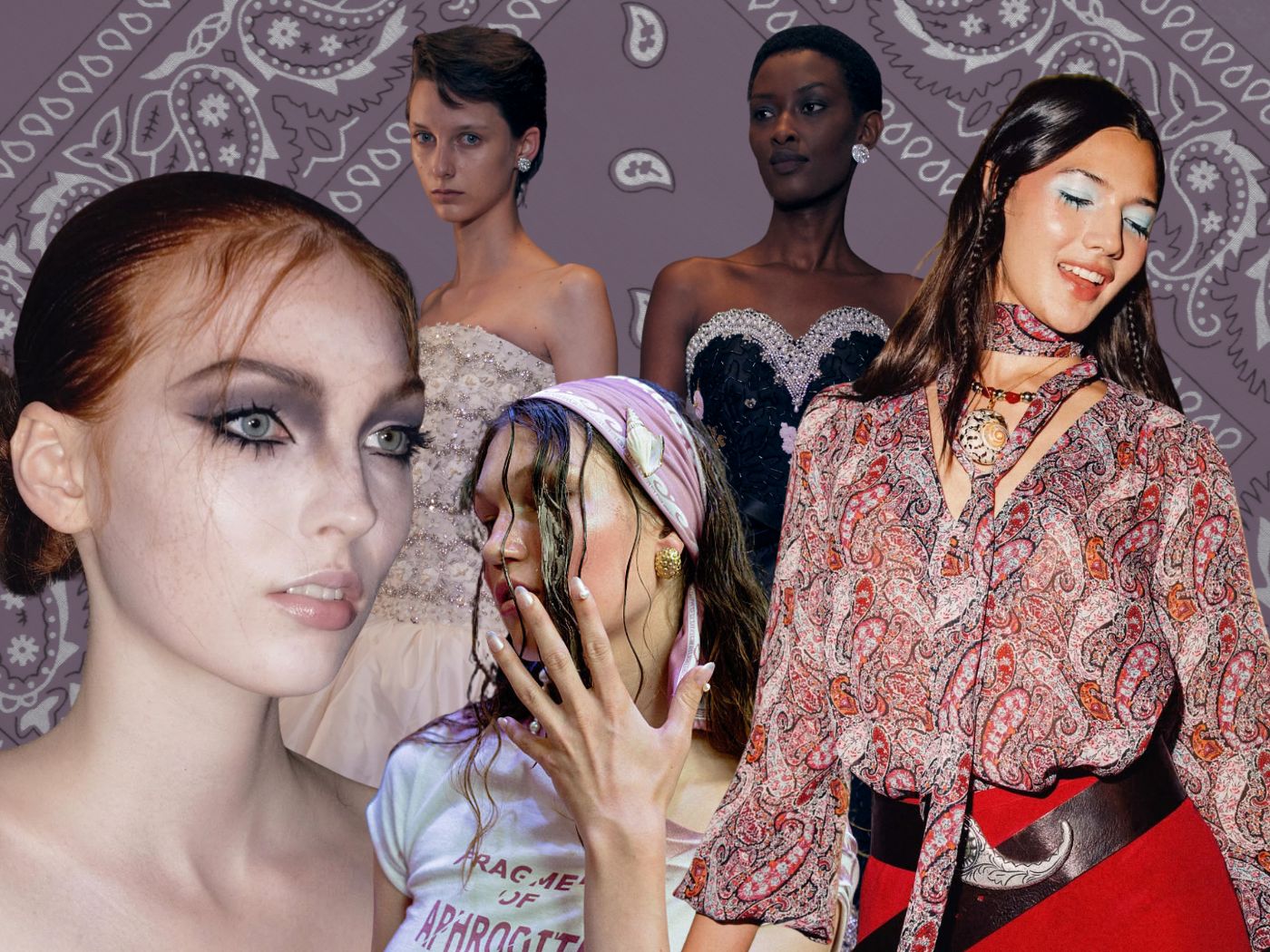 Εβδομάδα Μόδας Λονδίνου: Grunge eye looks, μεταλλικές πινελιές και ανάγλυφα χτενίσματα συνέθεσαν ένα playground δημιουργικότητας