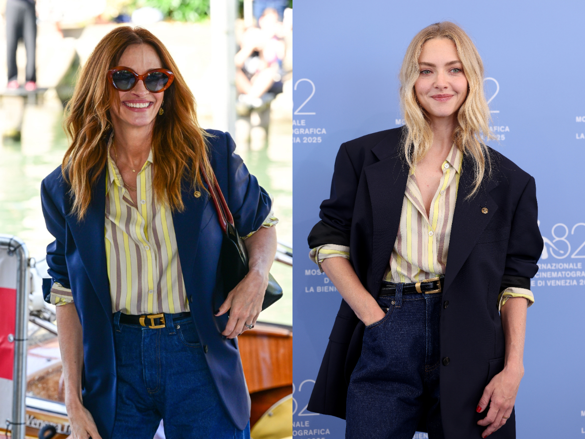 Η Julia Roberts δανείζει τα ρούχα της στη Amanda Seyfried και στέλνει ένα δυνατό μήνυμα