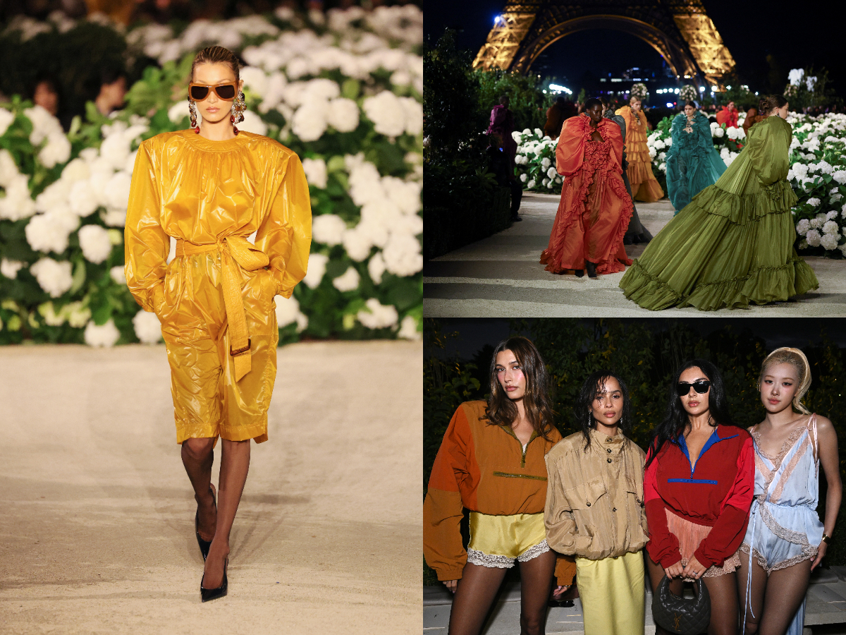 Saint Laurent SS26: Η Bella Hadid στο catwalk και πλήθος από διάσημες στο front row