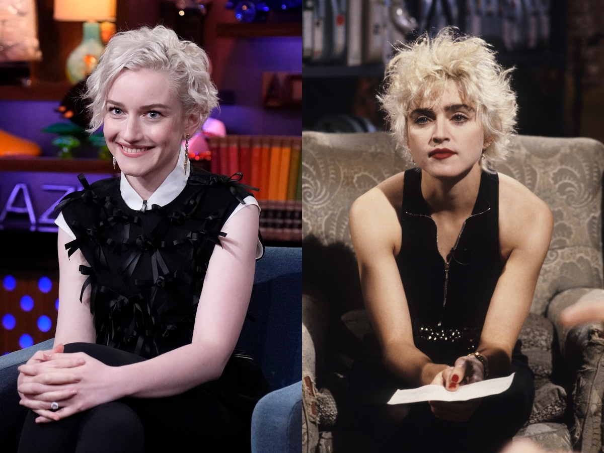 Julia Garner: Πριν τη δούμε στη βιογραφική ταινία για της ζωή της Madonna φωτογραφίζεται και η ομοιότητα είναι απίστευτη