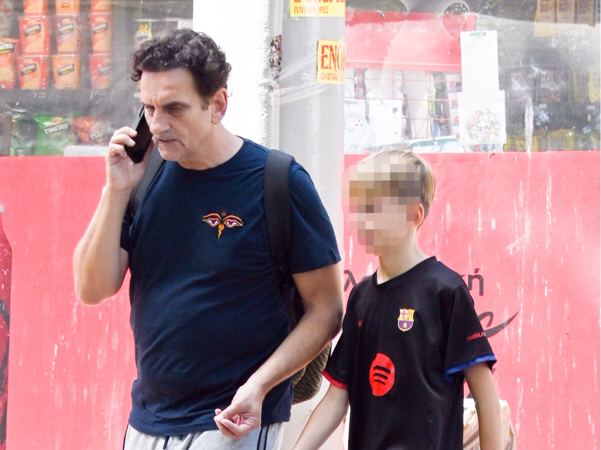 Νίκος Ψαρράς: Η σπάνια δημόσια εμφάνιση με τον 11χρονο γιο του – Φωτογραφίες