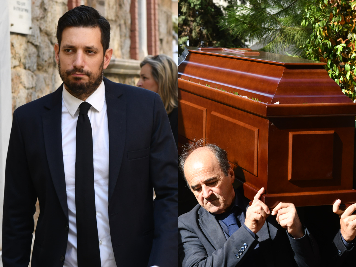 Κωνσταντίνος Κυρανάκης: Θλίψη στην κηδεία της μητέρας του