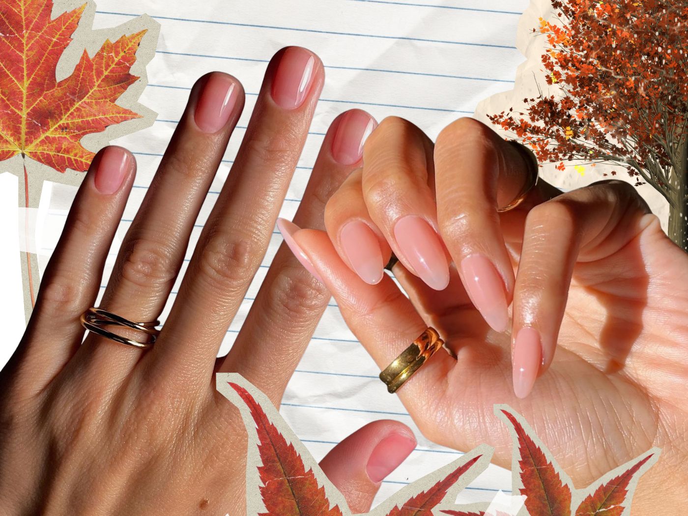 Rosehip Oil Νails: Ροζ μανικιούρ με liquid ημιδιάφανο φινίρισμα