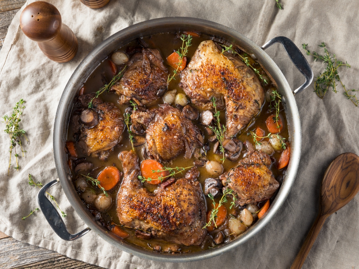 Συνταγή για Coq Au Vin