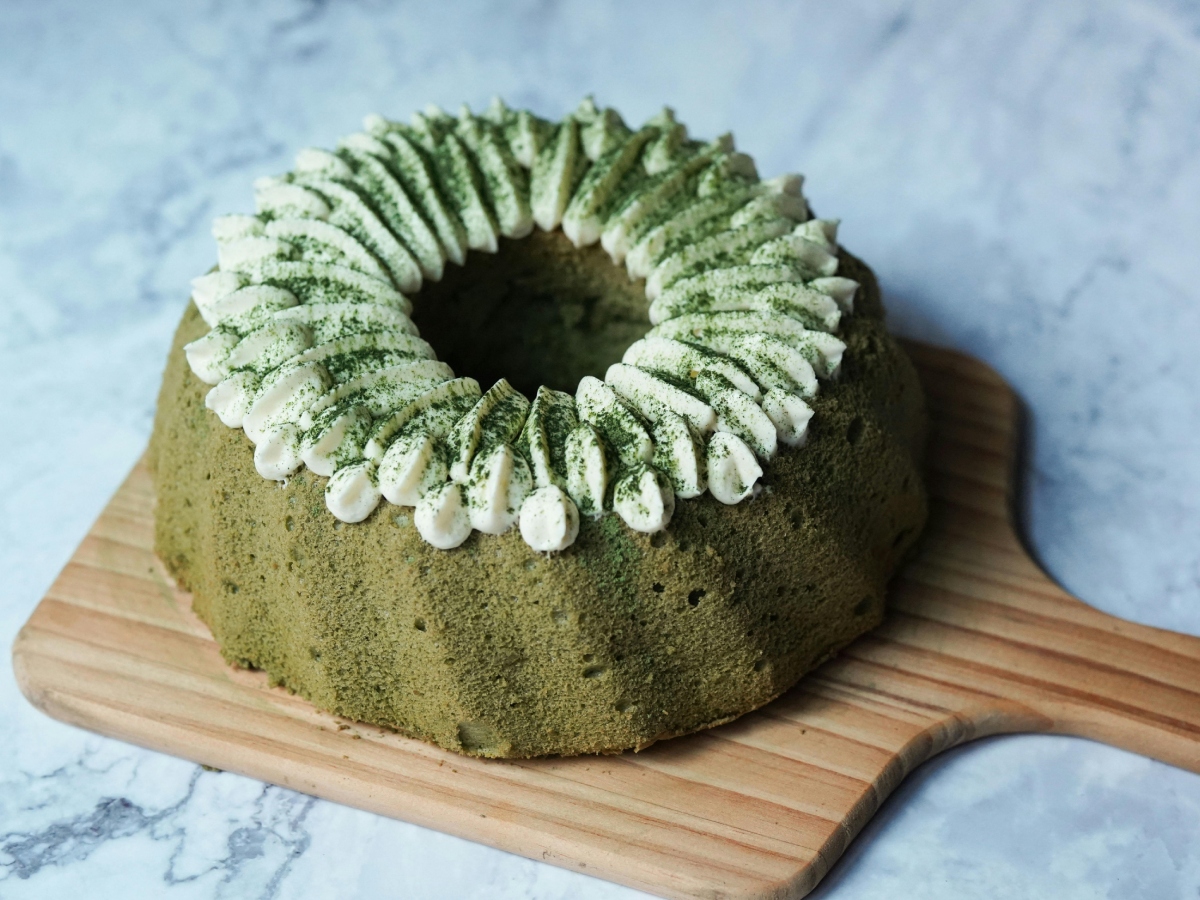 Συνταγή για vegan matcha κέικ
