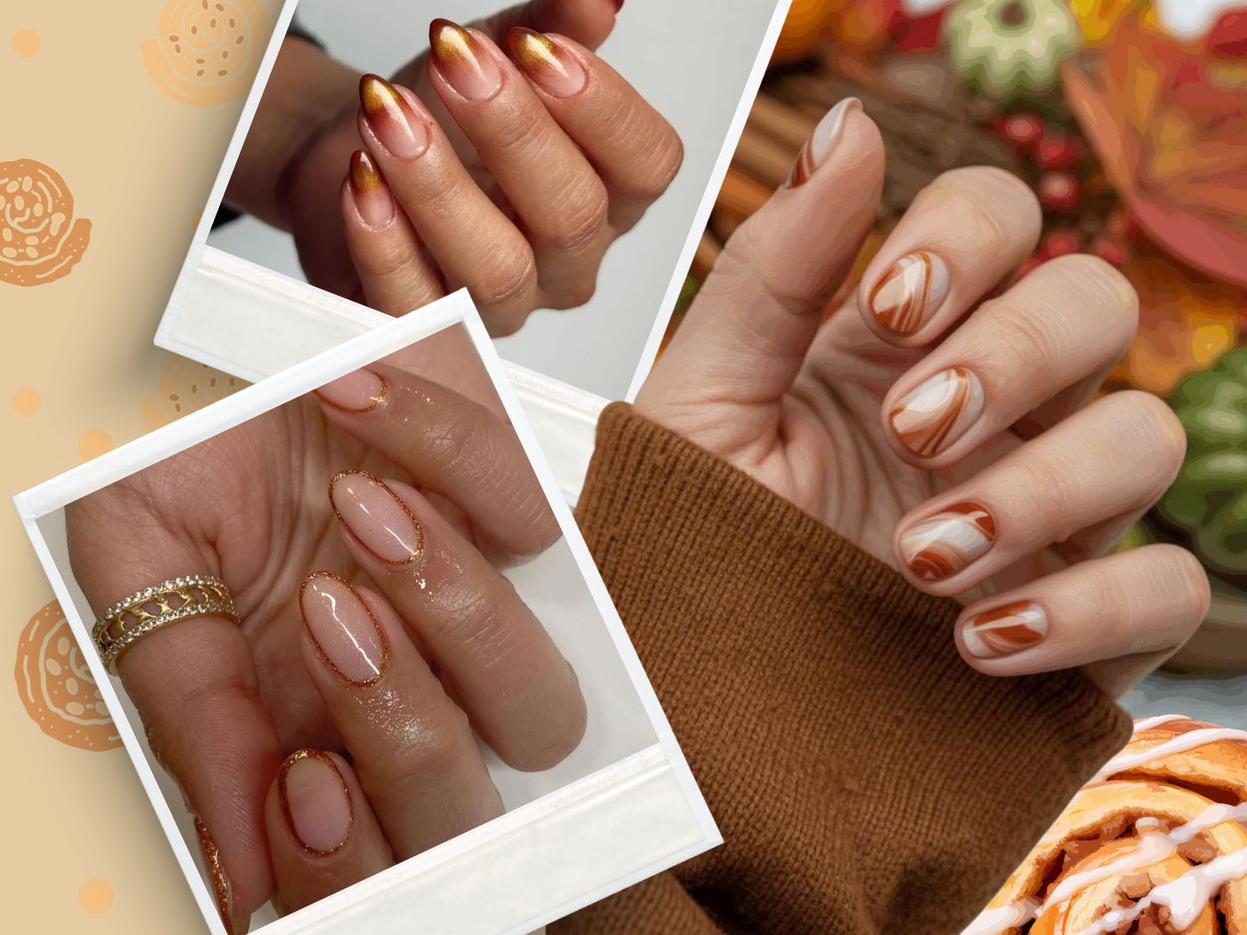Cinnamon Sugar νύχια: Ένα λαχταριστό nail trend που αποπνέει cozy vibes και θα γίνει ανάρπαστο τις γιορτές!