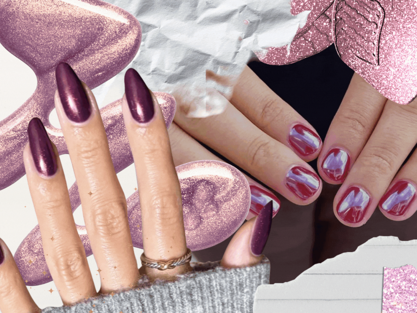 Frosted berry μανικιούρ: Αυτές τις γιορτές θα το δούμε παντού!