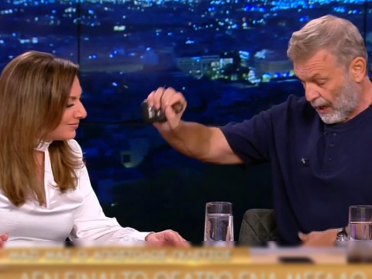 Real View: Ο Απόστολος Γκλέτσος πέταξε τα μικρόφωνα και αποχώρησε – «Δε θα κάτσω να με κανιβαλίσεις» είπε στη Σοφία Μουτίδου