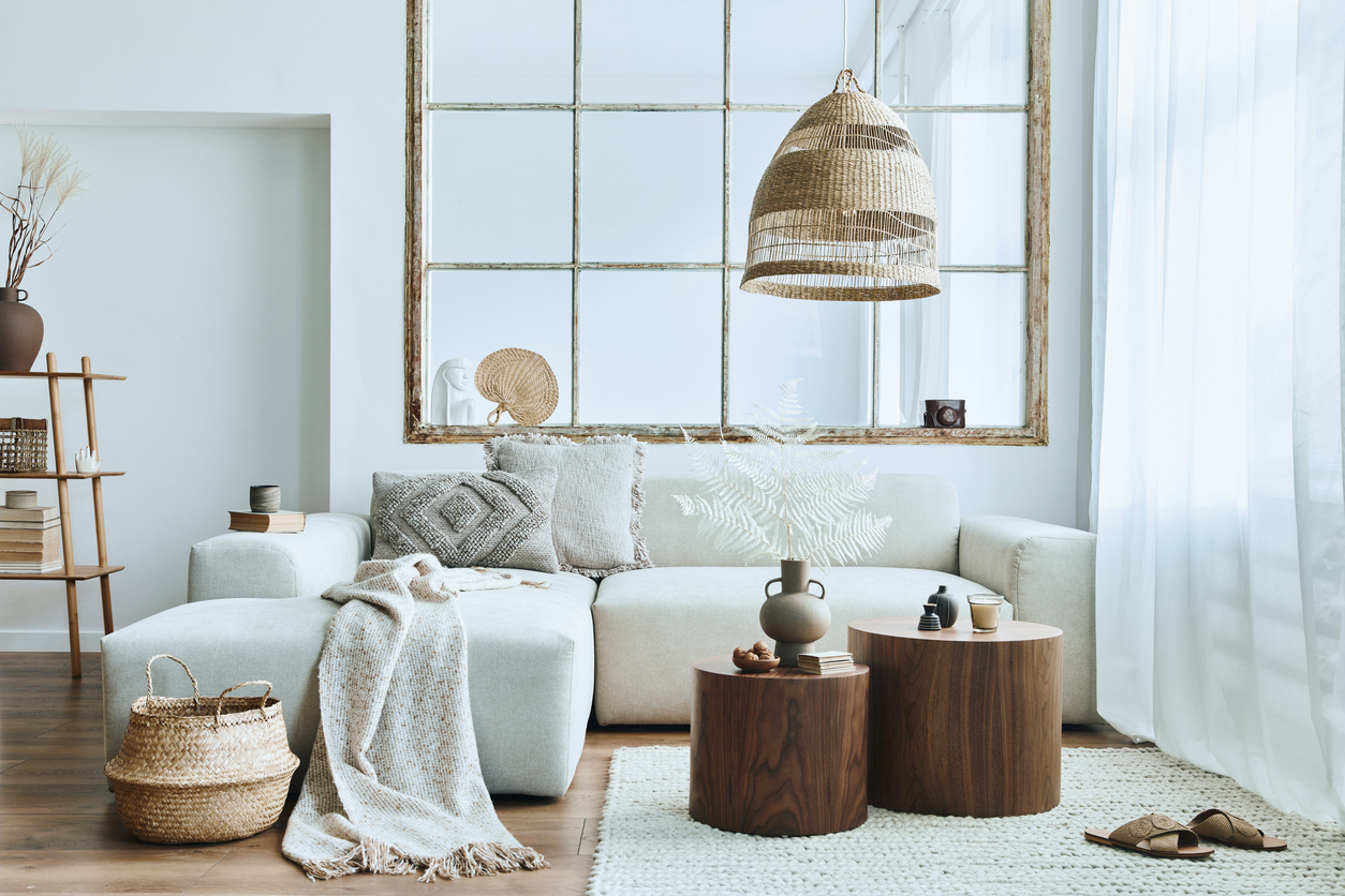 Φωτιστικά από μπαμπού και ψάθα για ένα ζεστό, φυσικό σπίτι – ΚΑΙ τον χειμώνα
