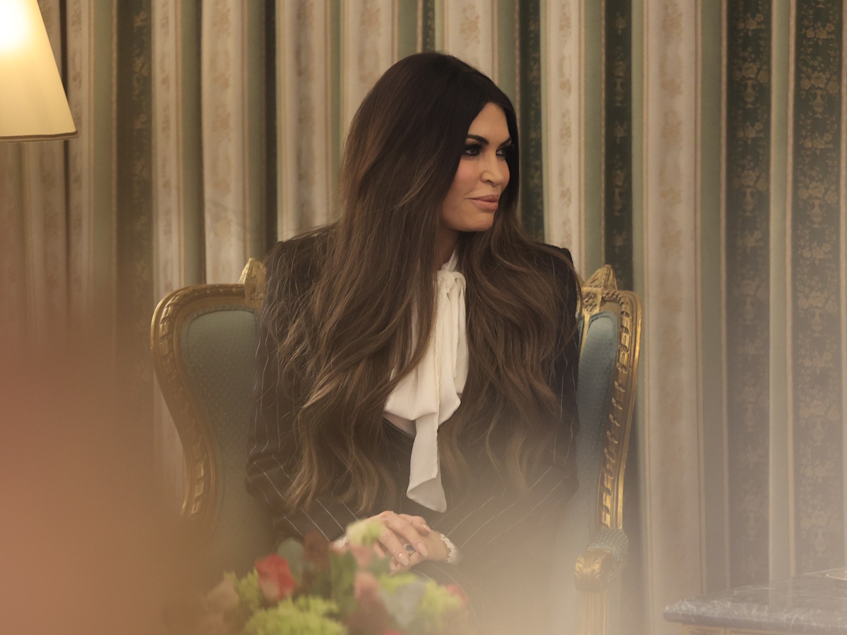 Η Κίμπερλι Γκίλφοϊλ έφτασε στο Προεδρικό Μέγαρο με ολιγόλεπτη καθυστέρηση