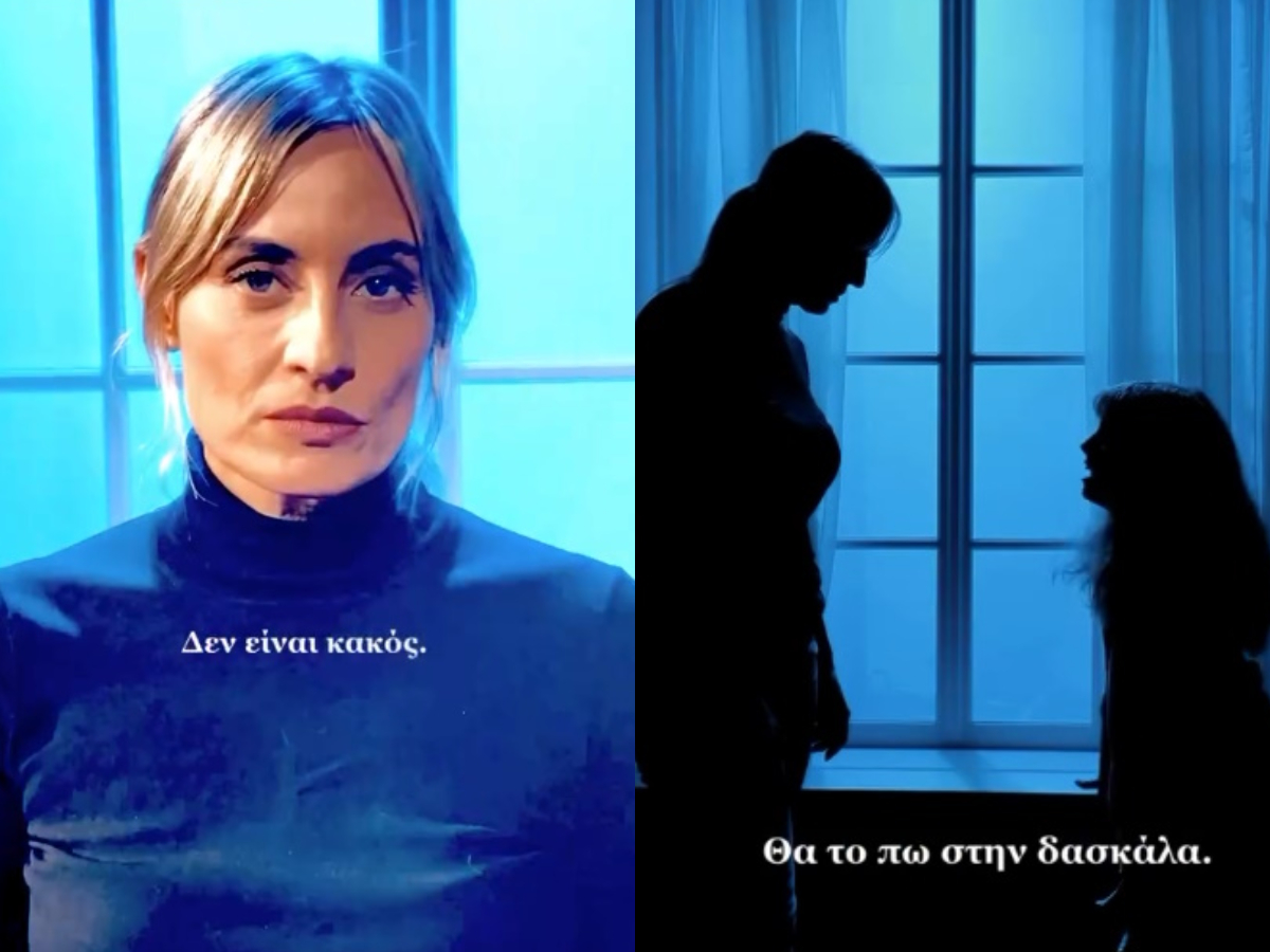 Ελεονώρα Μελέτη: Με την 7χρονη κόρη της, Αλεξάνδρα Μαροσούλη σε καμπάνια κατά κάθε μορφής βία – Βίντεο