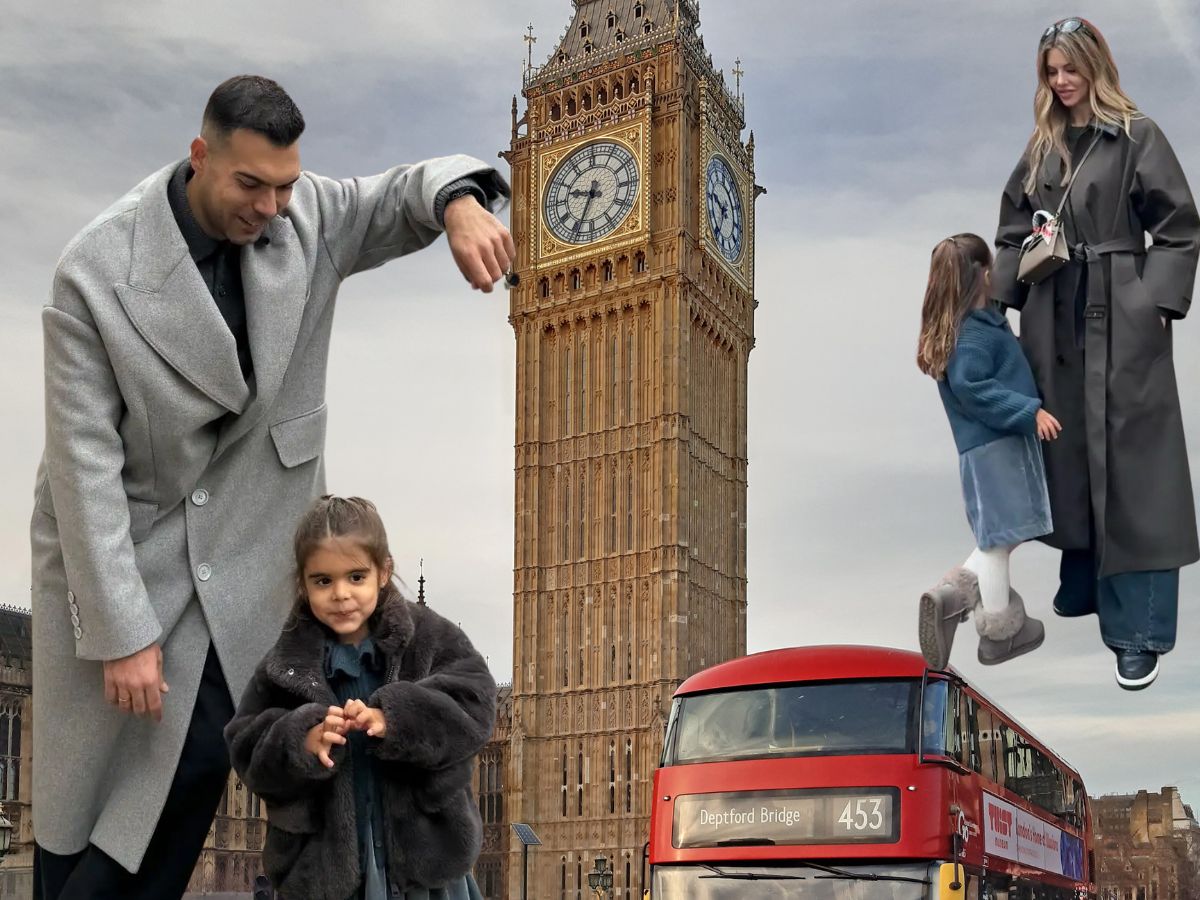 Κώστας Σλούκας – Μαρία Δαρσινού: Οικογενειακή απόδραση στο Λονδίνο με τα παιδιά τους – Φωτογραφίες