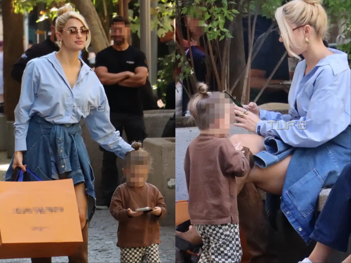 Αποκλειστικό! Η Ιωάννα Τούνη με τον 2,5 ετών γιο της για βόλτα στη Βουκουρεστίου – Φωτογραφίες