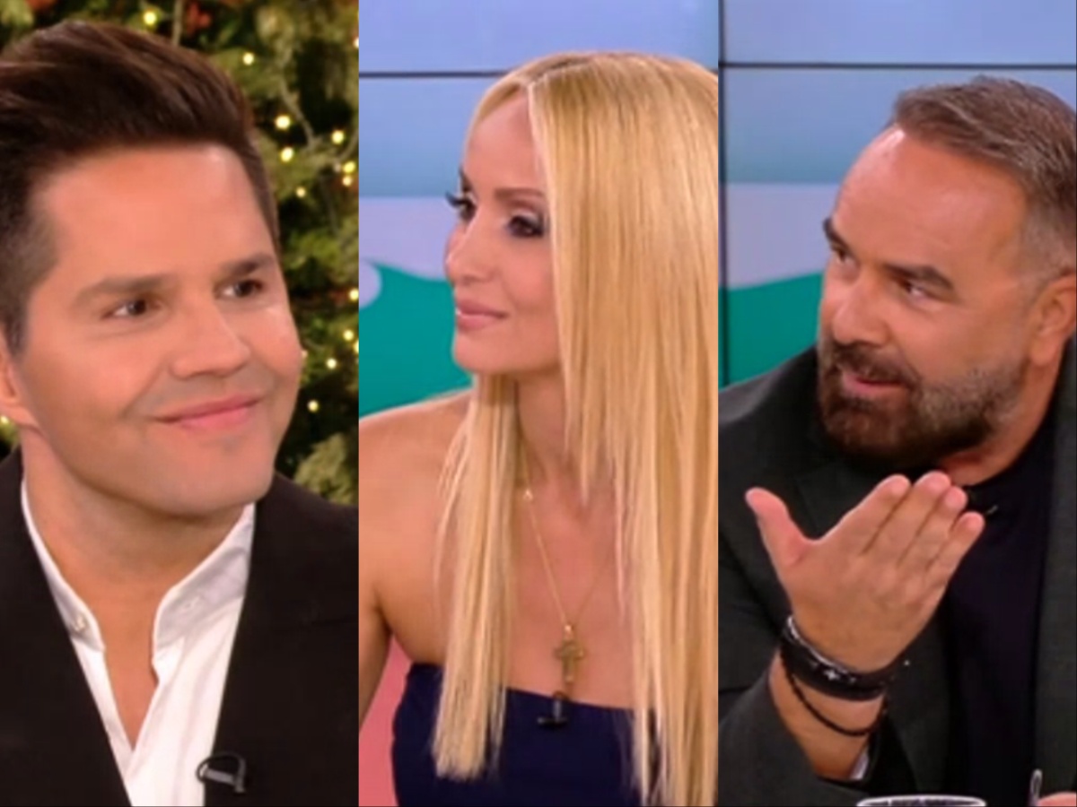 Γρηγόρης Γκουντάρας – Ναταλί Κάκκαβα: Η τηλεοπτική συνάντηση με τον Γιώργο Τσαλίκη μετά την κόντρα τους