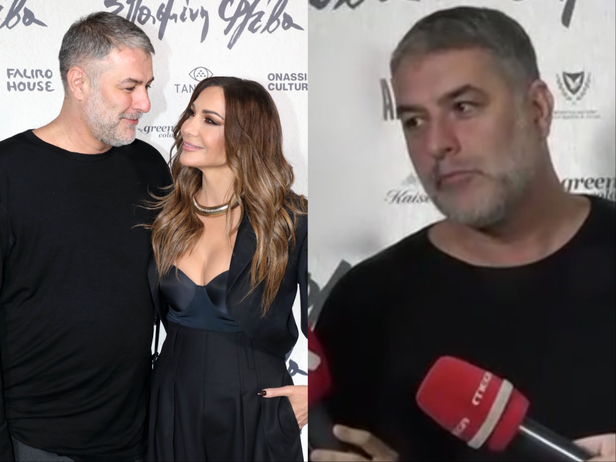 Βασίλης Μπισμπίκης: Η αμήχανη αντίδραση on camera όταν ρωτήθηκε για το τροχαίο – Η Δέσποινα Βανδή στο πλευρό του στην πρεμιέρα του