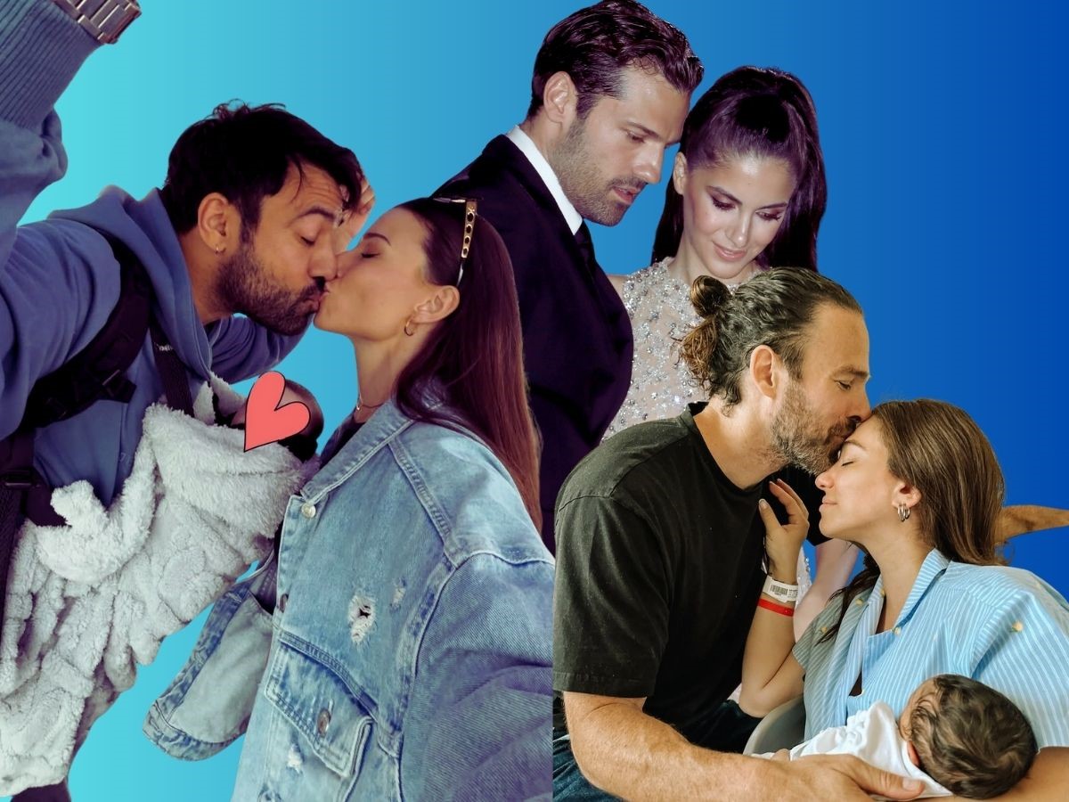 Ερωτευμένα ζευγάρια στις πρώτες οικογενειακές φωτογραφίες με τα παιδιά τους