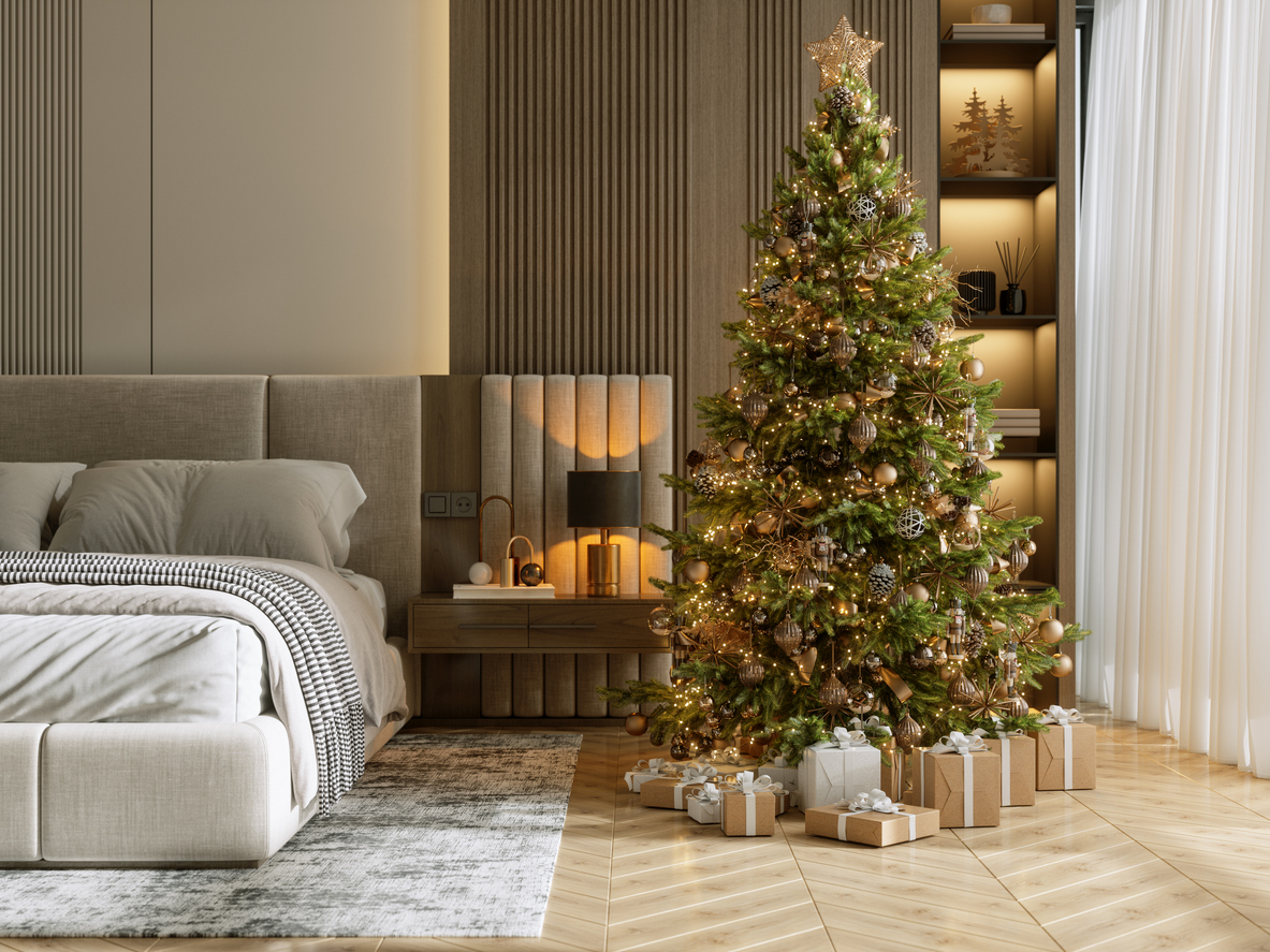 Πώς να δημιουργήσεις το πιο cozy, Χριστουγεννιάτικο corner στο υπνοδωμάτιο