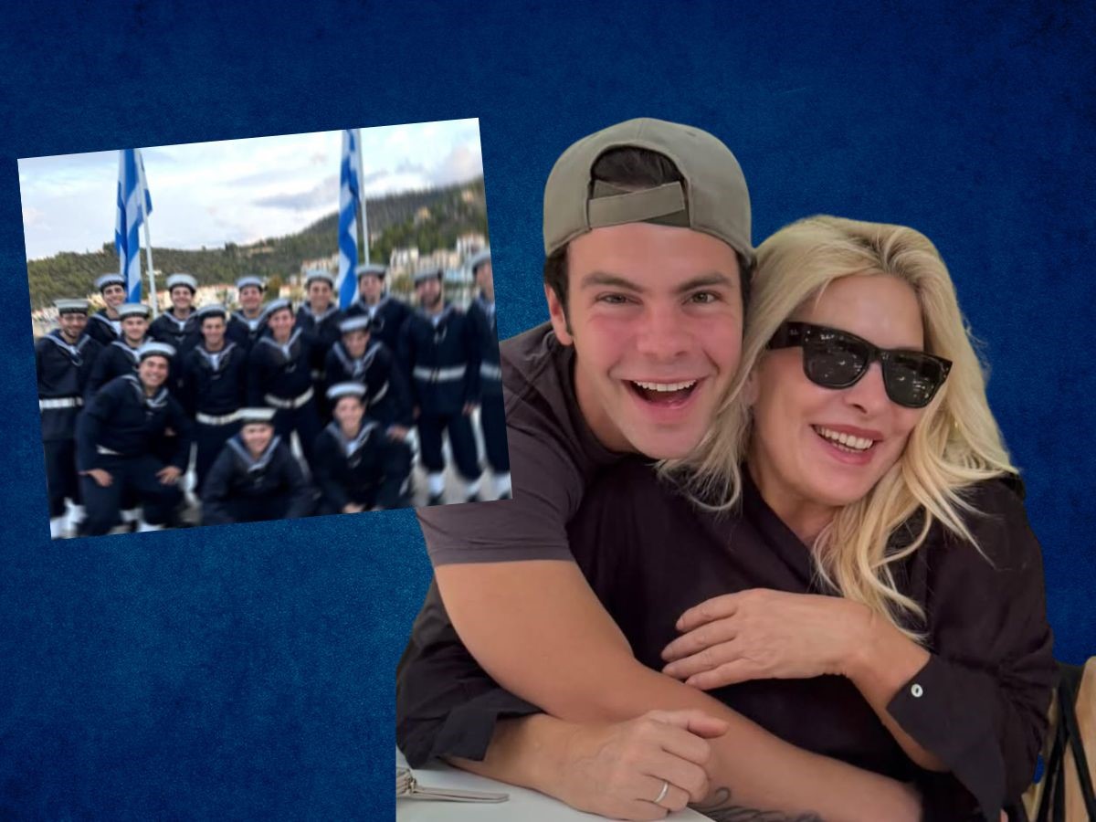 Άγγελος Λάτσιος: Η πρώτη φωτογραφία του από τη θητεία του στο Ναυτικό