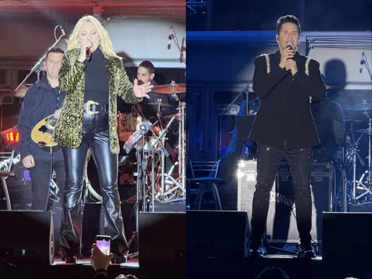 Πέγκυ Ζήνα: Στη θέση της Έλενας Παπαρίζου στη φωταγώγηση του χριστουγεννιάτικου δέντρου στο Περιστέρι – Φωτογραφίες, βίντεο