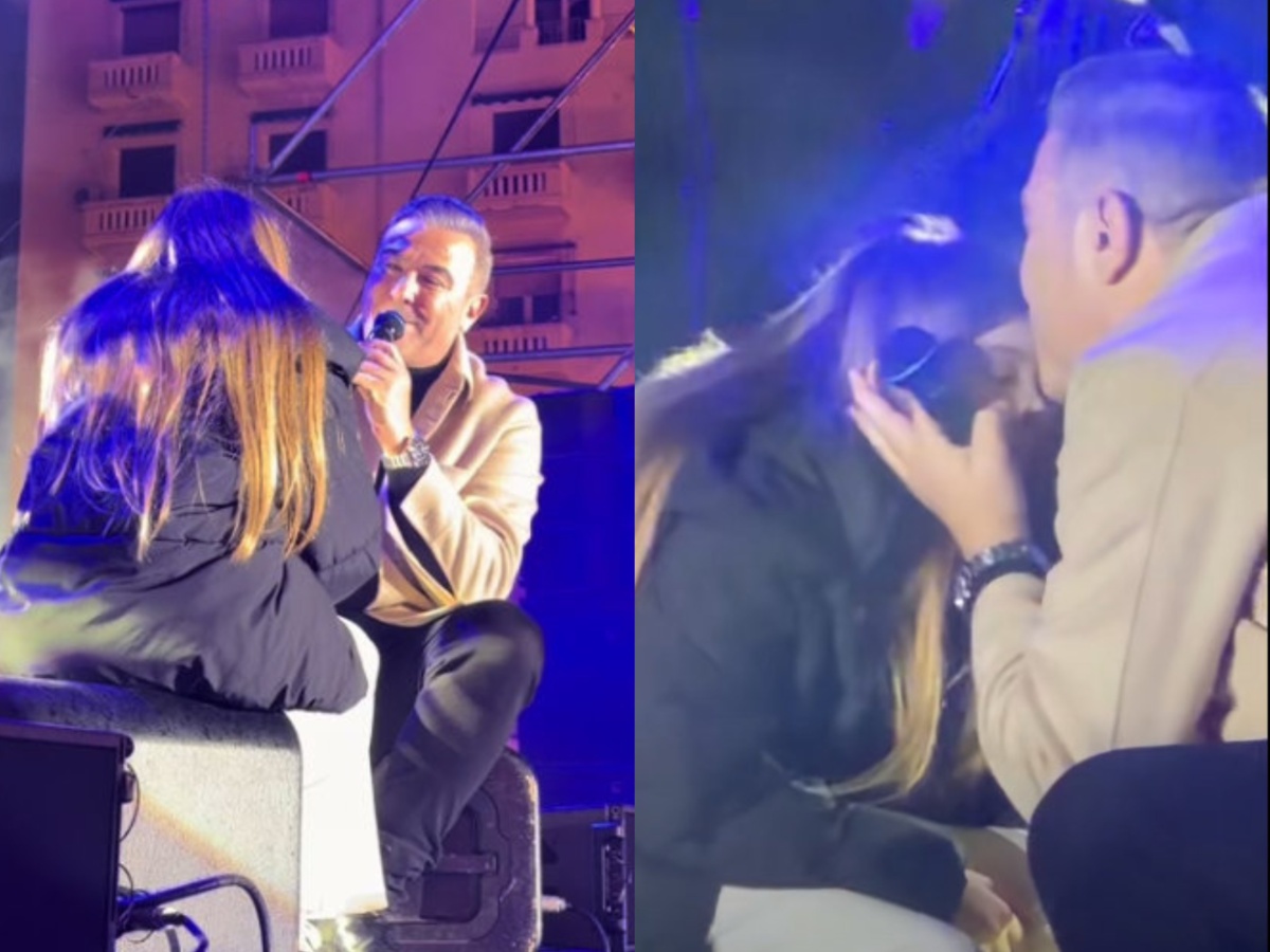 Αντώνης Ρέμος: Ανέβασε στη σκηνή την 10χρονη κόρη του – Η αφιέρωση και το τρυφερό φιλί