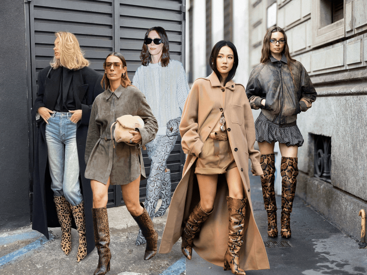 Μπότες: Κάνε τη διαφορά και φόρεσε animal print αντί για τις κλασικές μαύρες και μπορντό