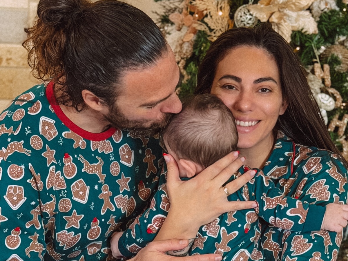 Ευρυδίκη Βαλαβάνη – Γρηγόρης Μόργκαν: Ο 5 μηνών γιος τους κέρδισε το φλουρί – Φωτογραφία