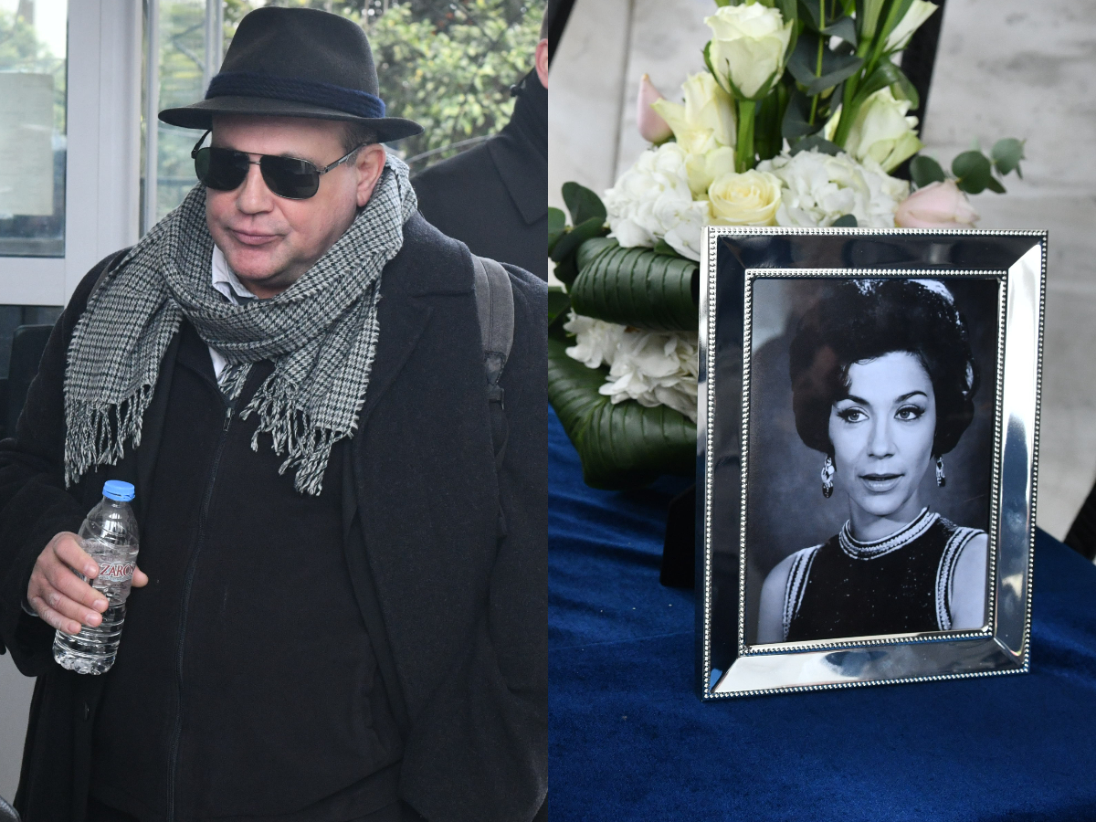 Κηδεία Μέλπως Ζαρόκωστα: Συγκινημένος ο γιος της στο τελευταίο «αντίο»