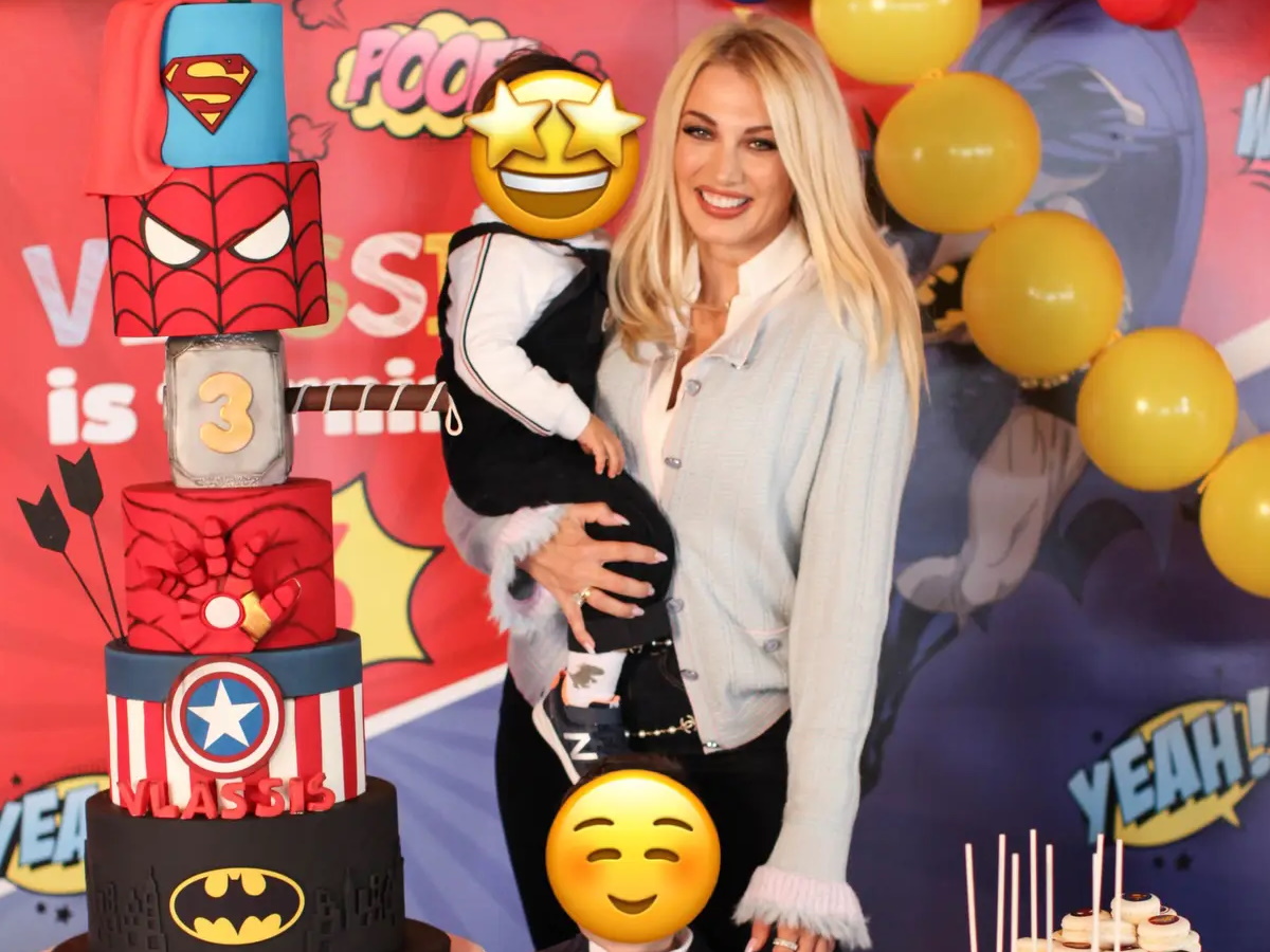 Κωνσταντίνα Σπυροπούλου: Οι αδημοσίευτες φωτογραφίες από το πάρτι γενεθλίων του γιου της, Βλάσση