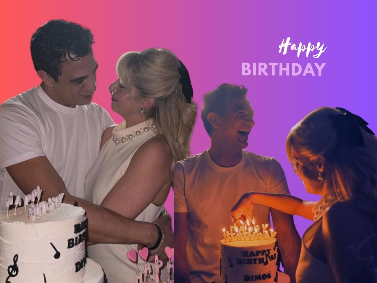 Δήμος Αναστασιάδης: Οι φωτογραφίες από τα γενέθλια του με την Τζένη Θεωνά