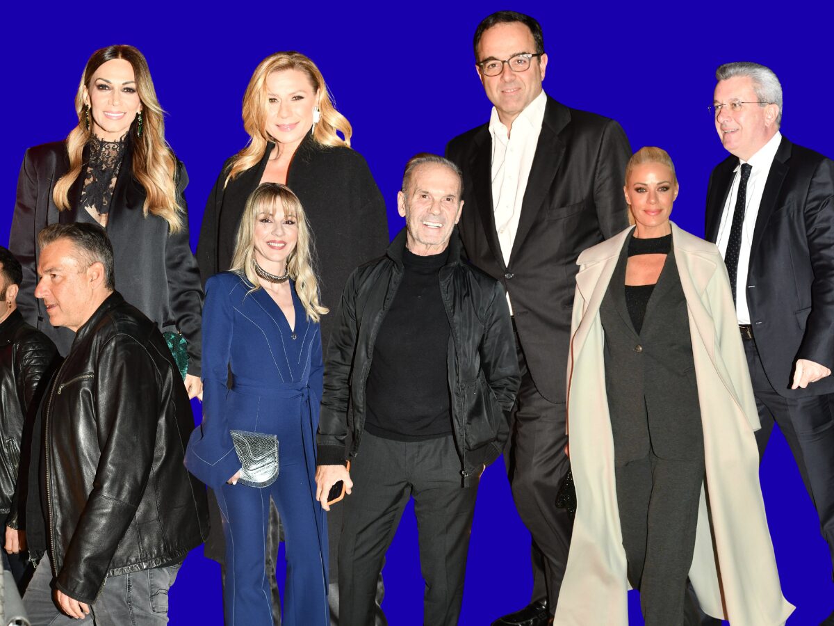 Κοπή πίτας ANT1: Παρουσιαστές, ηθοποιοί και τραγουδιστές στη λαμπερή βραδιά