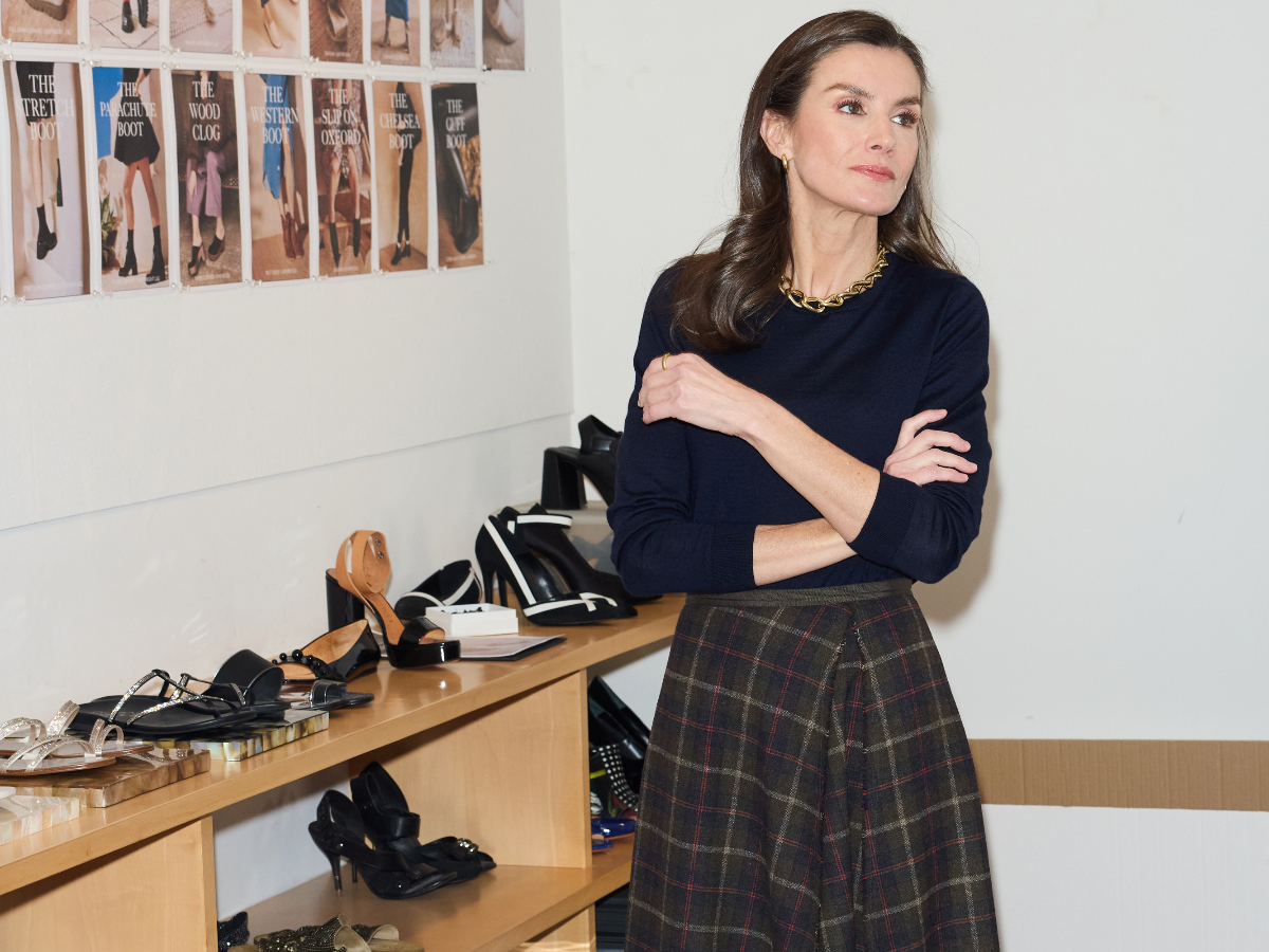 Η Βασίλισσα Λετίθια αποδεικνύει ότι το καρό δεν χάνει την αξία του καμία εποχή του χρόνου