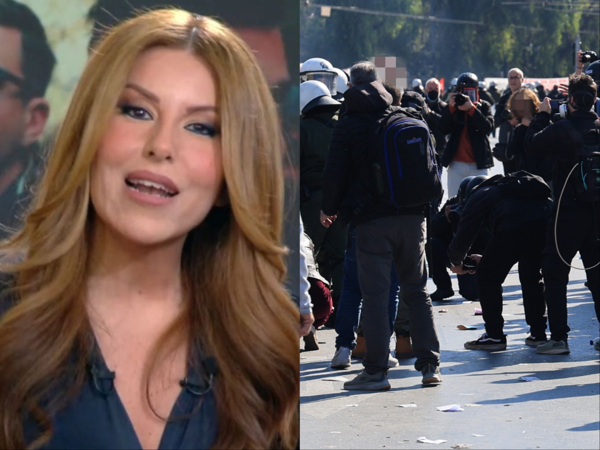 Τέμπη: Επίθεση σε οπερατέρ του MEGA – Η on air αντίδραση της Αναστασίας Γιάμαλη